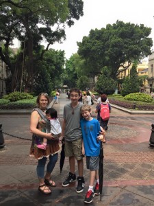 The fam (minus the photographer) at Shamian Island